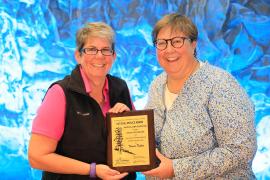 Award presentation at a past conference